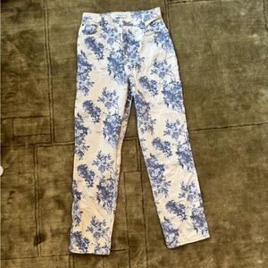 Abercrombie Floral Jeans 28 Regular